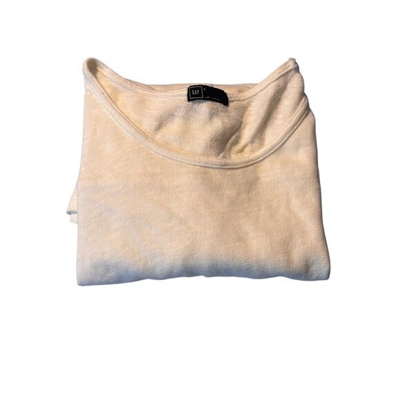 GAP Soft White Long Sleeve Crewneck Tee – Size Small – NWT - Picture 2 of 6